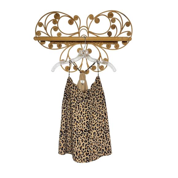 J. Crew Leopard scalloped cami top 2 - Picture 1 of 5